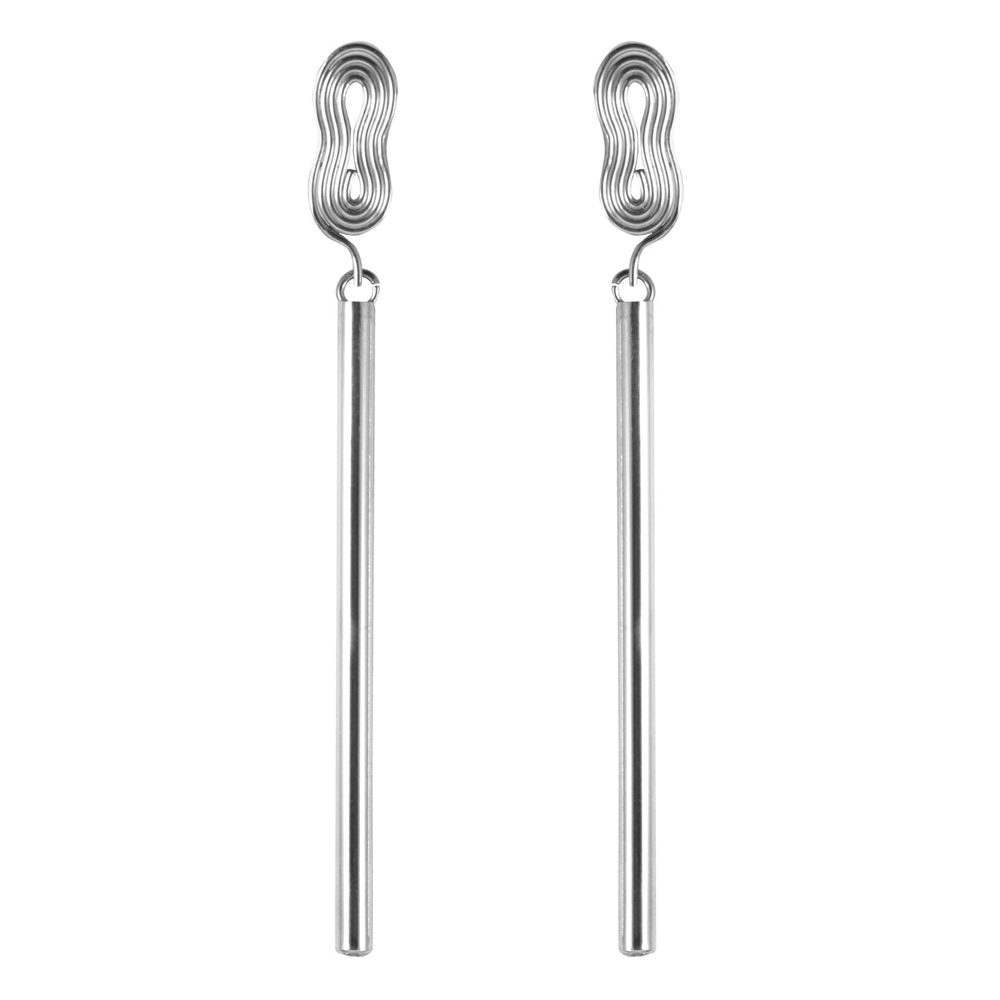 Sterling Silver Earrings Standing Eight